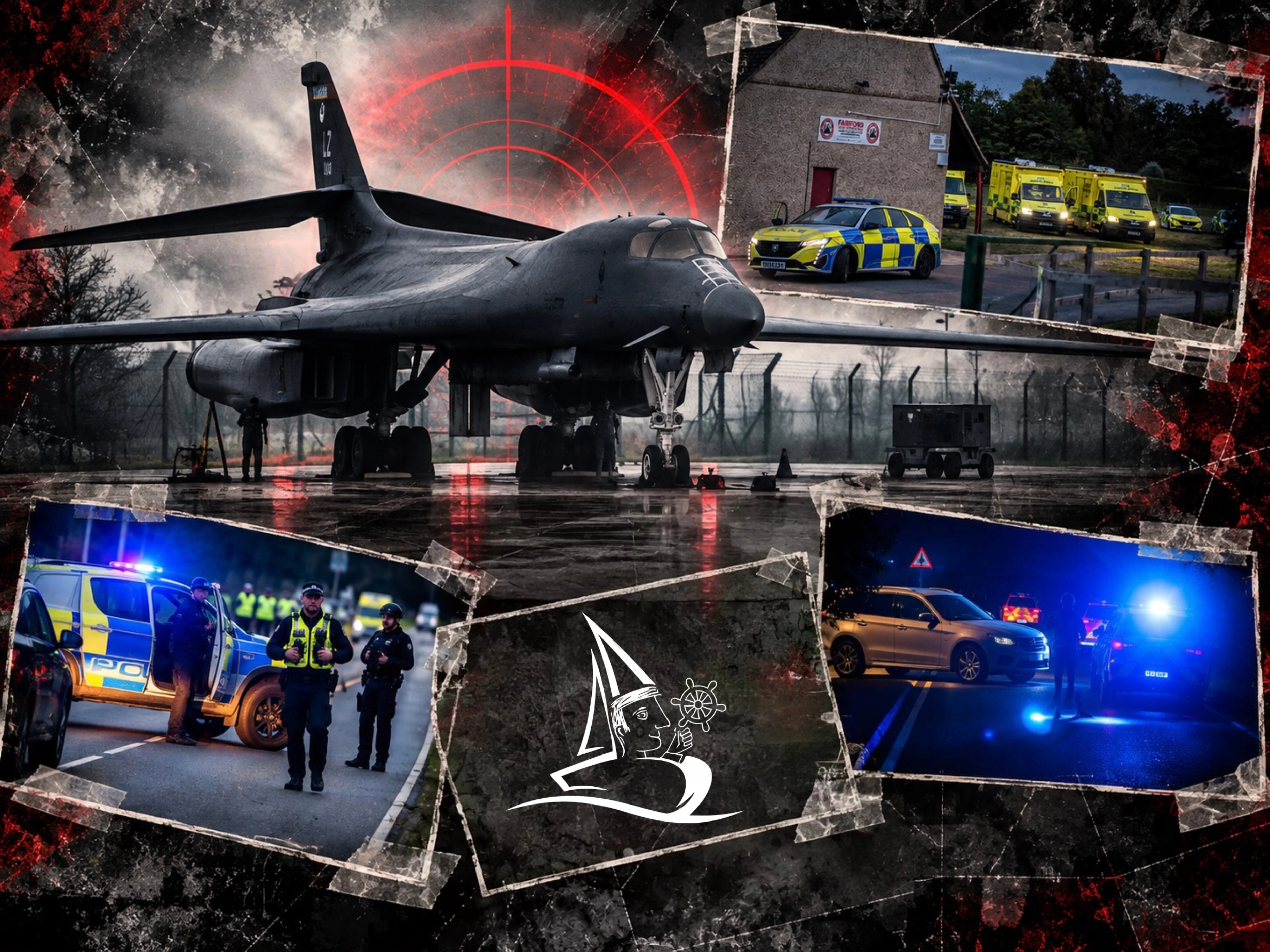 EDIZIONE STRAORDINARIA. “MAJOR INCIDENT nella base USAF di Fairford”. Introdotto il livello di protezione DELTA ed evacuato un villaggio adiacente - LA DIRETTA